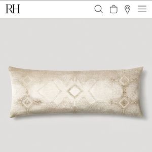 RH Oushak Multi-Diamond Lumbar Pillow Cover